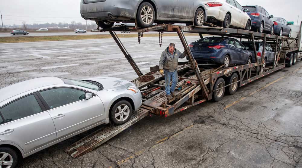 open-car-transport-loading-ramp